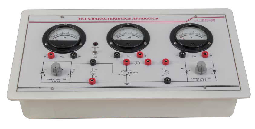 TRANSISTOR CHARACTERISTICS APPARATUS (PNP) - STANDARD