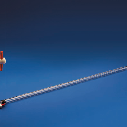 Plastic Burette with Acrylic Pipe & PMP Stopcock