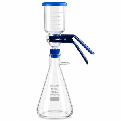 Glass Filtration Assembly with Silicone Stopper-Complete Assembly