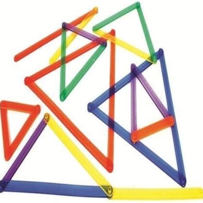 Geo Geometry Stick : Geo Geometry Stick's is easily snap together to motivate students to explore plane geometry on their desktop or the overhead projector.