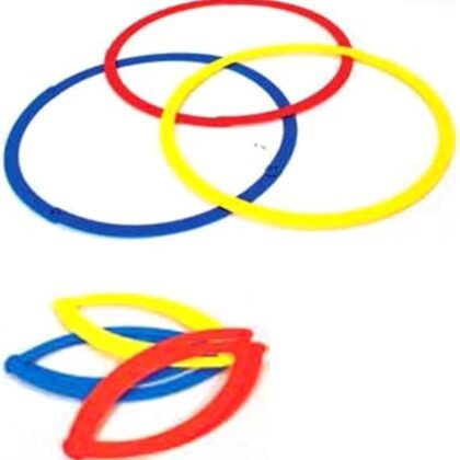 Sorting Ring : These plastic foldable circle rings can be used in different ways from elementry to higher secondary for grouping, set theory and venn diagram demonstration. Set of 6 rings.