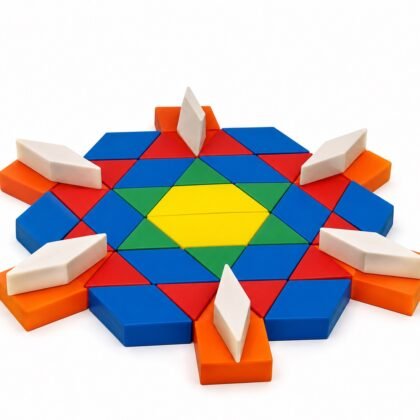 Pattern Blocks made of EVA Foam 10mm thick