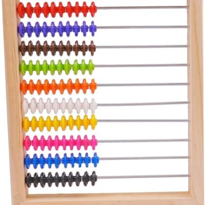 Frame abacus (wooden) with 100 beads
