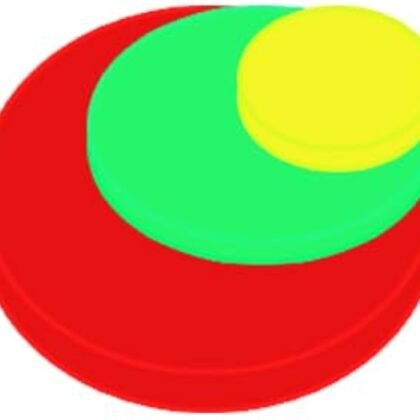 Circle Kit : It is provided with set of three circular disk having different radius.