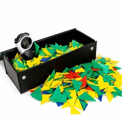 Time & Work Kit : Assorted colored right angle triangles with stop watch. It helps to calculate work done in same time by diff. groups.