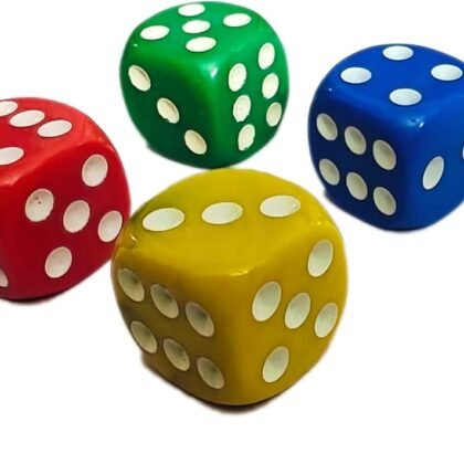 Dice Plastic : Set of 4 pcs.