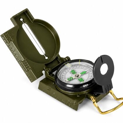 Compass Size: 7.7x5.5x2.7cm. Material: Metal & Plastic.
