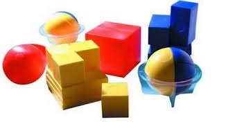 Fraction Cube and Sphere Set Material: