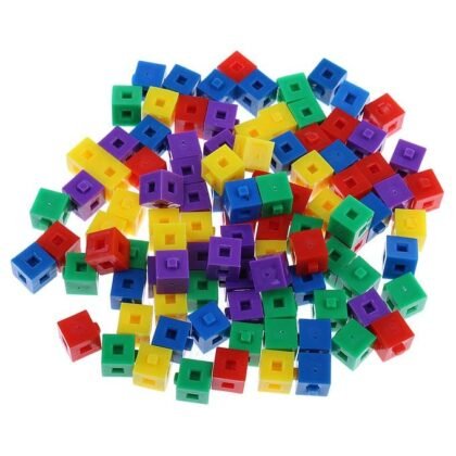 Cubes of Algebra size 2 cm. set of 128 cubes