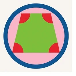 Angle property of Cyclic Quadrilateral Opposite angles are supplementary.