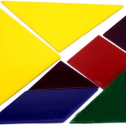 Tangram : Plastic, set of 4 pcs.