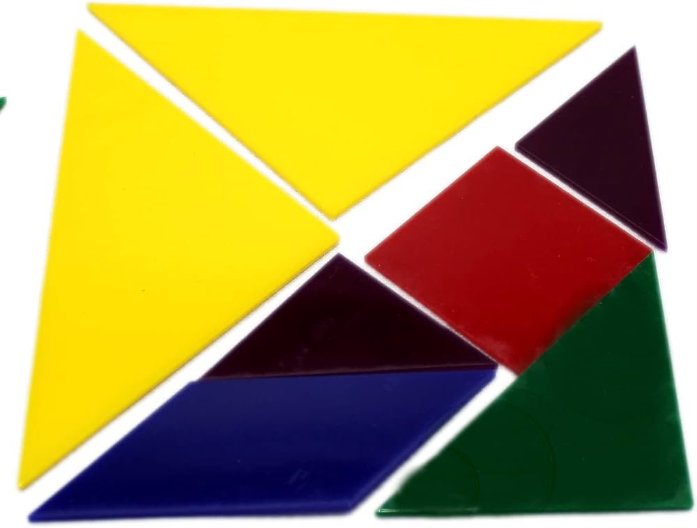 Tangram : Plastic, set of 4 pcs.