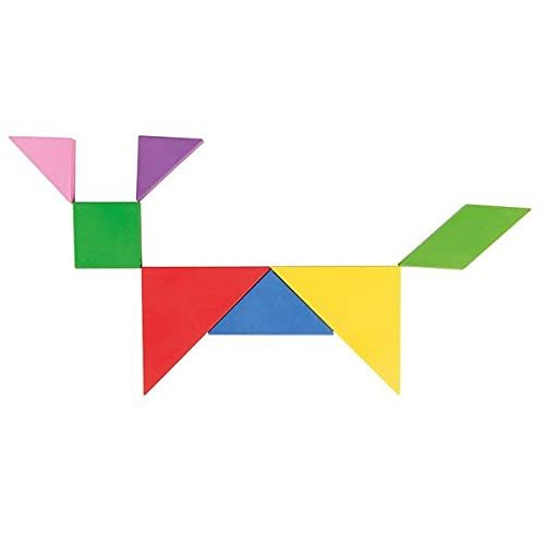 Magnetic Tangram : It is a perfect tool for class room demo. size 21 x 21cm