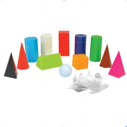 Polyhedron and their net: To understand different solid shapes and idea of faces, edges & vertices.