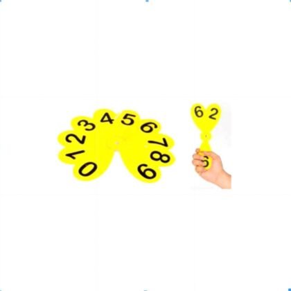 Number Fins : It acts like flash cards with multiple option to interact mathematically. Set of 2 fins with numbers.