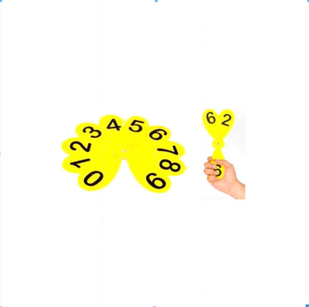 Number Fins : It acts like flash cards with multiple option to interact mathematically. Set of 2 fins with numbers.