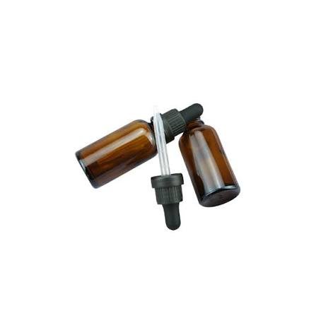 Amber Plastic Dropping Bottles